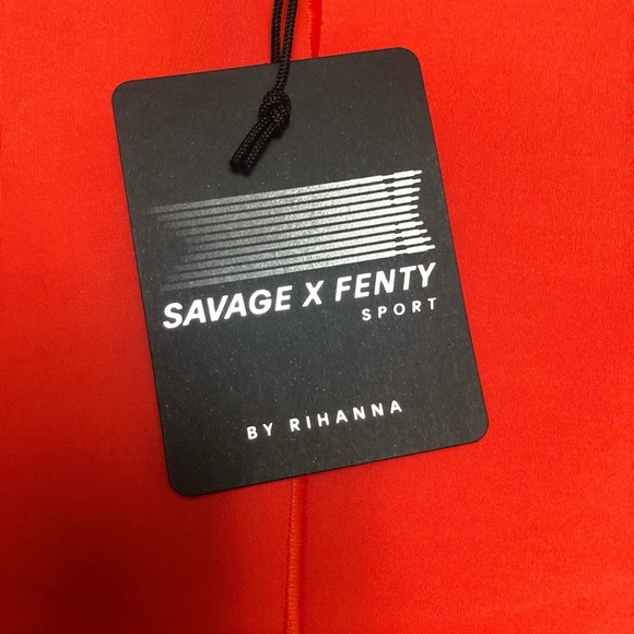 Savage X Fenty Woman’s Hot-line High Waist Leggings Fiesta Red 2X NWT Contouring - Picture 7 of 11